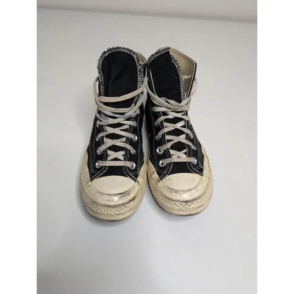 Converse Chuck 70 Hi High x Comme des Garçons CDG Black M5 / W7 Sneakers 150204C - Picture 2 of 5